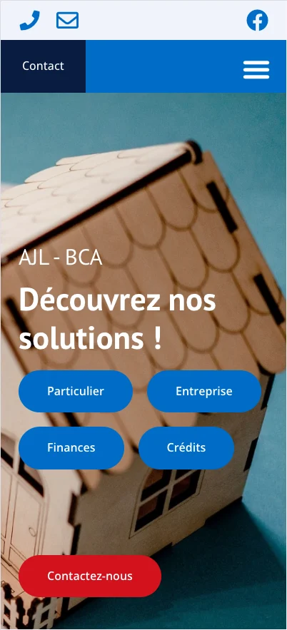 Le site de BCA Assurance au téléphone (2/3)