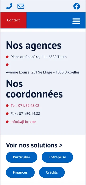 Le site de BCA Assurance au téléphone (3/3)